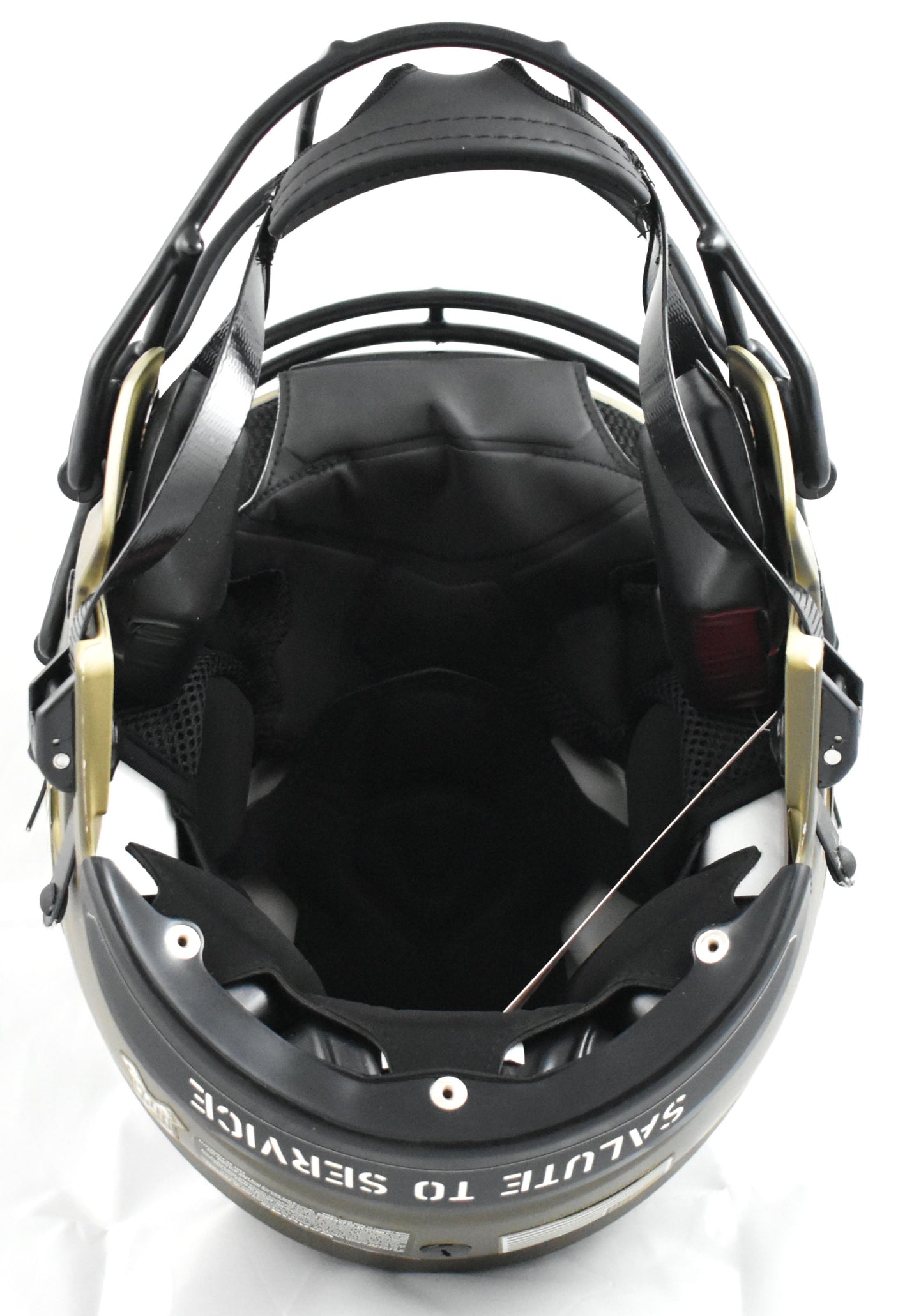 Deion Sanders Autographed Atlanta Falcons F/S Salute SpeedFlex Helmet- Beckett W