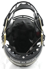 Deion Sanders Autographed Atlanta Falcons F/S Salute SpeedFlex Helmet- Beckett W