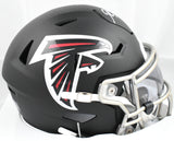 Deion Sanders Signed Atlanta Falcons Mid-Size SpeedFlex Helmet - Beckett W Holo