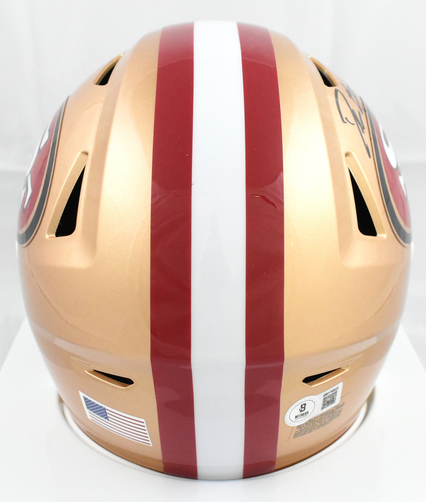 Deion Sanders Signed San Francisco 49ers Mid-Size SpeedFlex Helmet - Beckett W