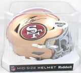 Deion Sanders Signed San Francisco 49ers Mid-Size SpeedFlex Helmet - Beckett W