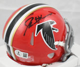 Deion Sanders Signed Atlanta Falcons 66-69 Speed Mini Helmet - Beckett W Holo