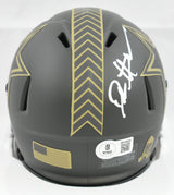 Deion Sanders Signed Dallas Cowboys Salute 2025 Speed Mini Helmet Beckett W Holo