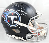 Chris Johnson Signed Titans F/S Speed Authentic Helmet 2006 Rush YDS - Beckett W