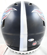 Chris Johnson Signed Titans F/S Speed Authentic Helmet 2006 Rush YDS - Beckett W