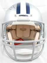 Roger Staubach Signed Dallas Cowboys F/S Authentic Helmet 2 Insc. - Beckett W