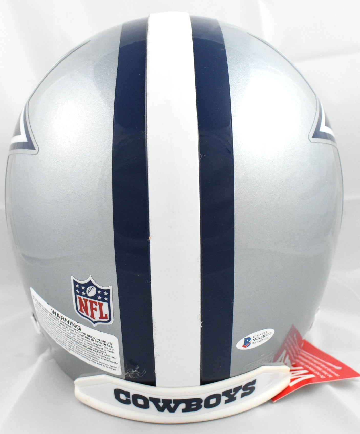 Roger Staubach Signed Dallas Cowboys F/S Authentic Helmet 2 Insc. - Beckett W