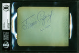 Jeanne Cagney Yankee Doodle Dandy Authentic Signed 4.5x5.75 Album Page BAS Slab