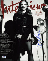 Jessica Chastain Sexy Signed Authentic 11X14 Photo Autographed PSA/DNA #X80069