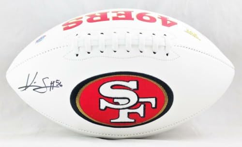Kwon Alexander Autographed San Francisco 49ers Logo Football - JSA W Auth *Black