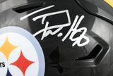 T.J. Watt Signed Pittsburgh Steelers Mid-Size SpeedFlex Helmet - Beckett W Holo