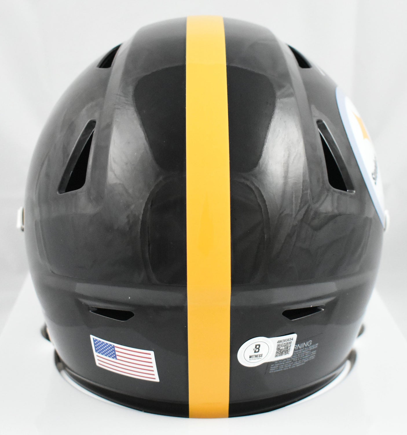 T.J. Watt Signed Pittsburgh Steelers Mid-Size SpeedFlex Helmet - Beckett W Holo