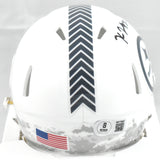 Kaleb Johnson Autographed Steelers Salute Speed Mini Helmet - Beckett W Hologram