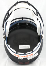 Bo Nix Autographed Denver Broncos F/S Speed Helmet - Beckett W Hologram *White