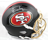 George Kittle Autographed 49ers F/S Rivalries 2025 Speed Helmet - Beckett W Holo
