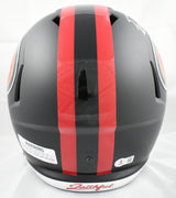 George Kittle Autographed 49ers F/S Rivalries 2025 Speed Helmet - Beckett W Holo