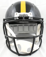 T.J. Watt Autographed Pittsburgh Steelers F/S Speed Helmet Beckett W Holo *white