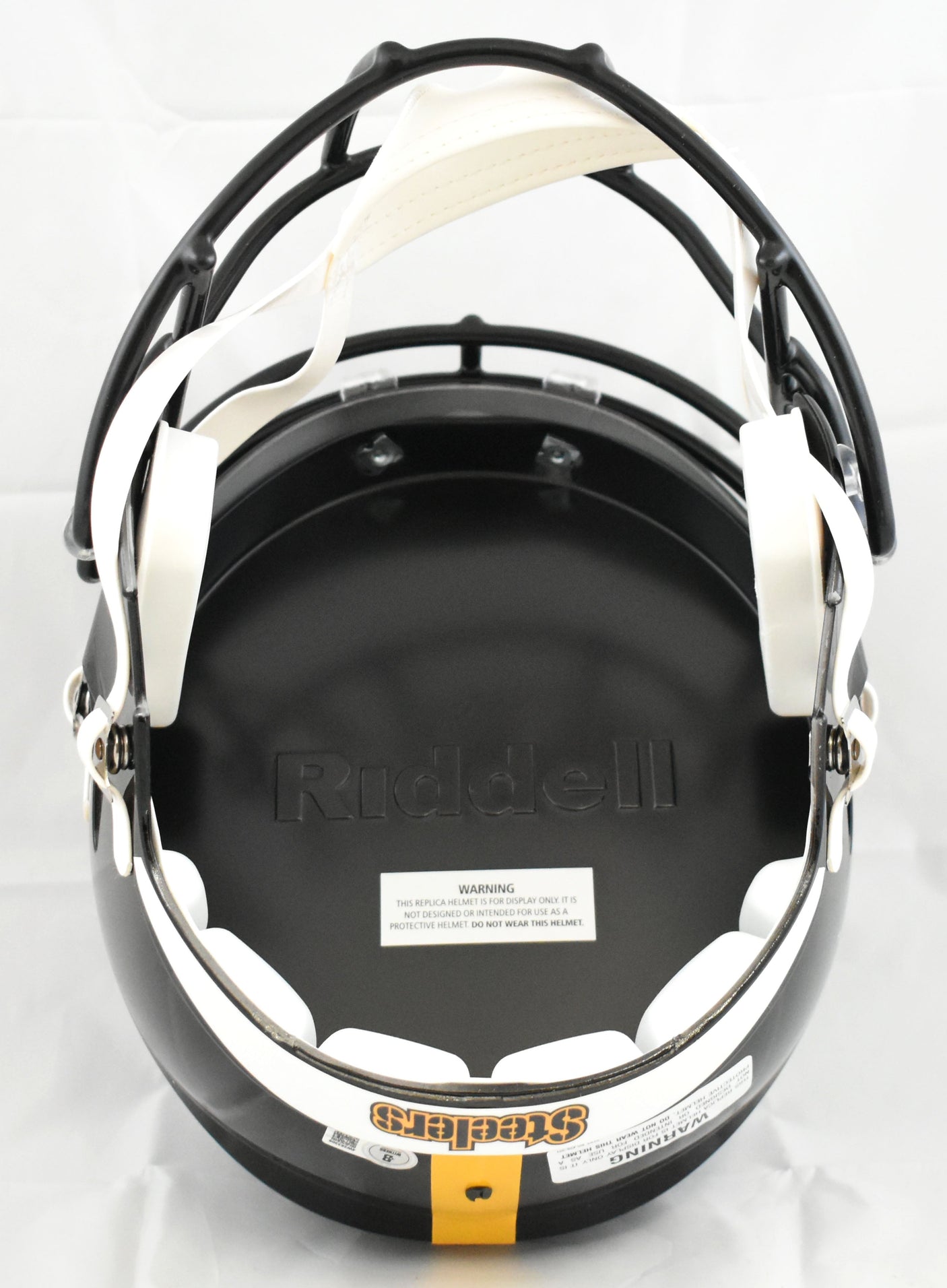 T.J. Watt Autographed Pittsburgh Steelers F/S Speed Helmet Beckett W Holo *white