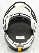 T.J. Watt Autographed Pittsburgh Steelers F/S Speed Helmet Beckett W Holo *white