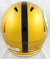 T.J. Watt Autographed Pittsburgh Steelers F/S Flash Speed Helmet Beckett W Holo