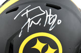 T.J. Watt Autographed Steelers F/S Eclipse Speed Authentic Helmet Beckett W Holo