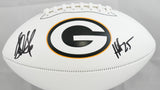 Sterling Sharpe Autographed Green Bay Packers Logo Football HOF Beckett W Holo