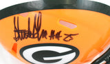 Sterling Sharpe Signed Green Bay Packers Speed Mini Helmet HOF - Beckett W Holo
