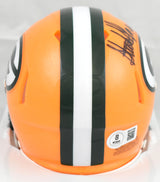 Sterling Sharpe Signed Green Bay Packers Speed Mini Helmet HOF - Beckett W Holo