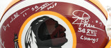 Mark Rypien Doug Williams Joe Theismann Signed Redskins F/S Helmet - JSA W