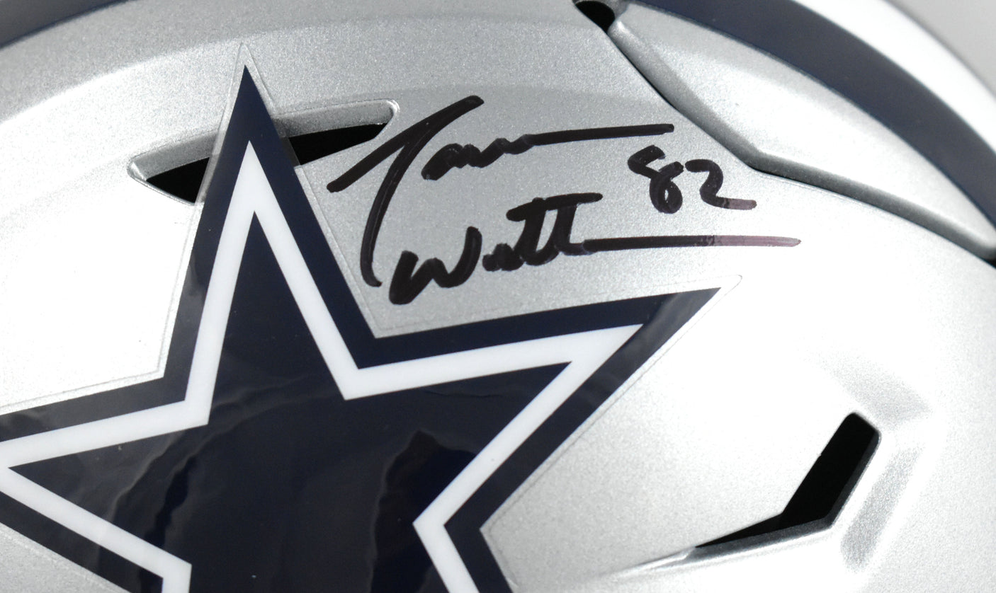 Jason Witten Autographed Cowboys Mid-Size SpeedFlex Helmet - Beckett W Hologram