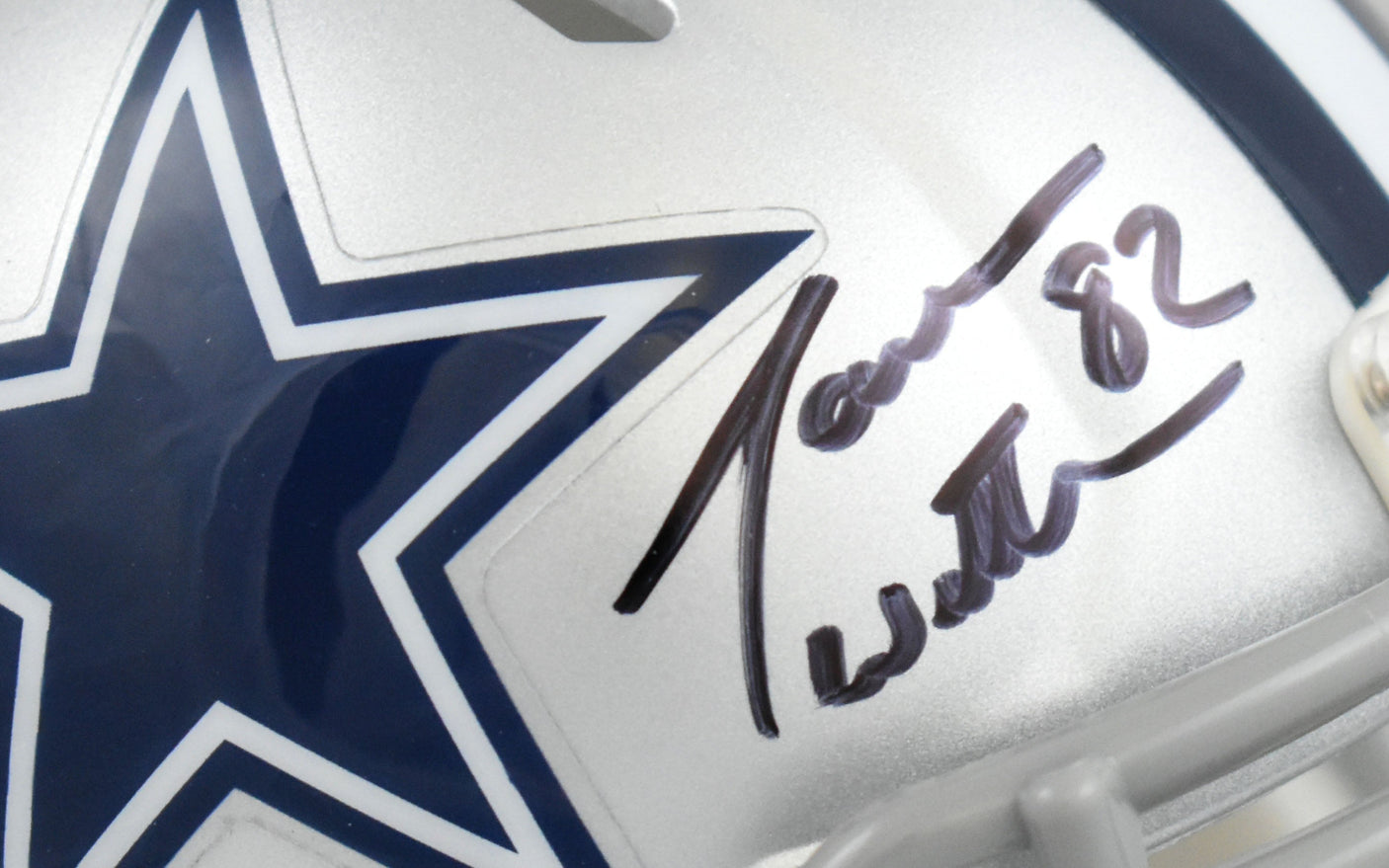 Jason Witten Autographed Dallas Cowboys Speed Mini Helmet -Beckett W Holo *Front