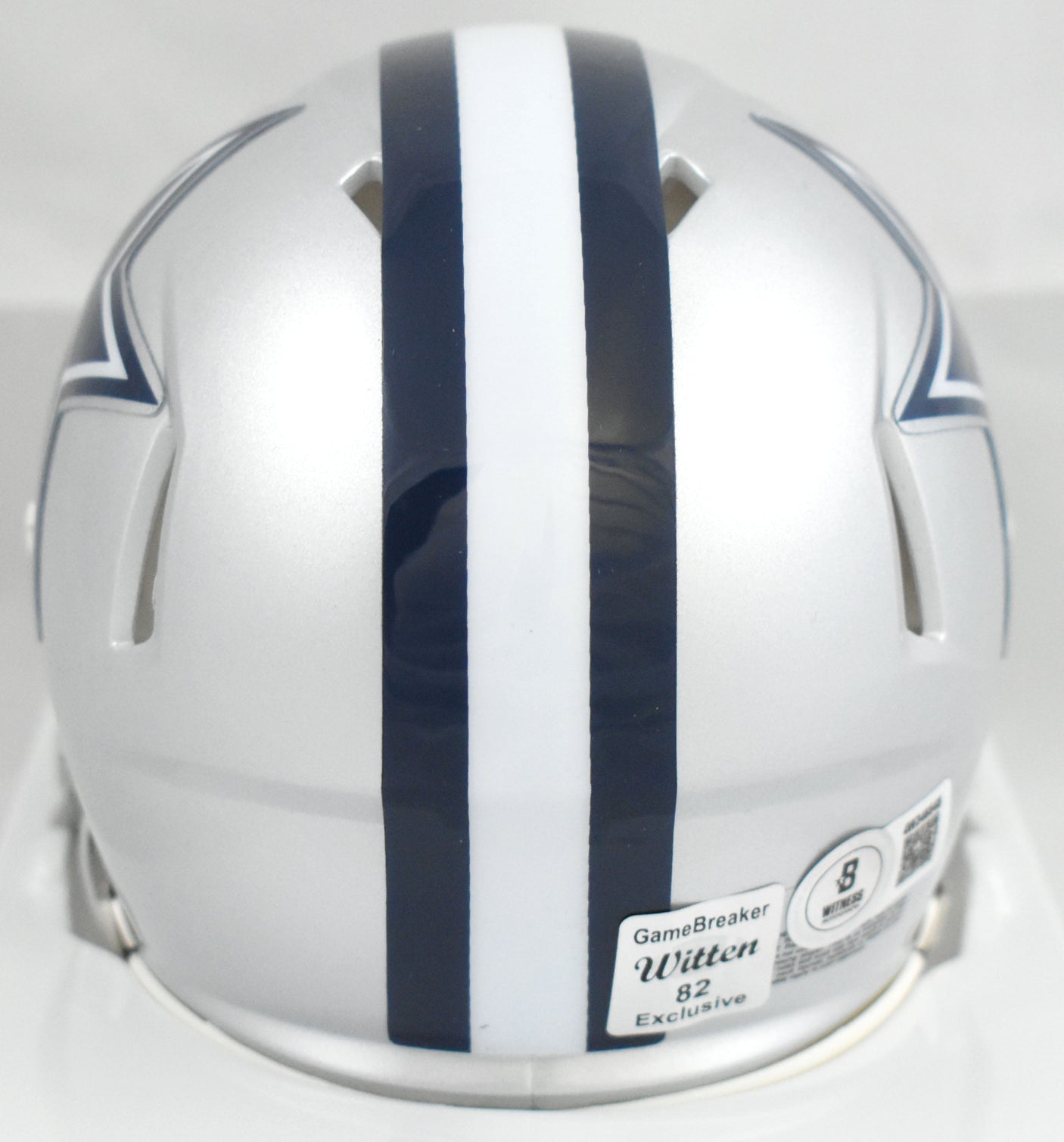 Jason Witten Autographed Dallas Cowboys Speed Mini Helmet -Beckett W Holo *Front