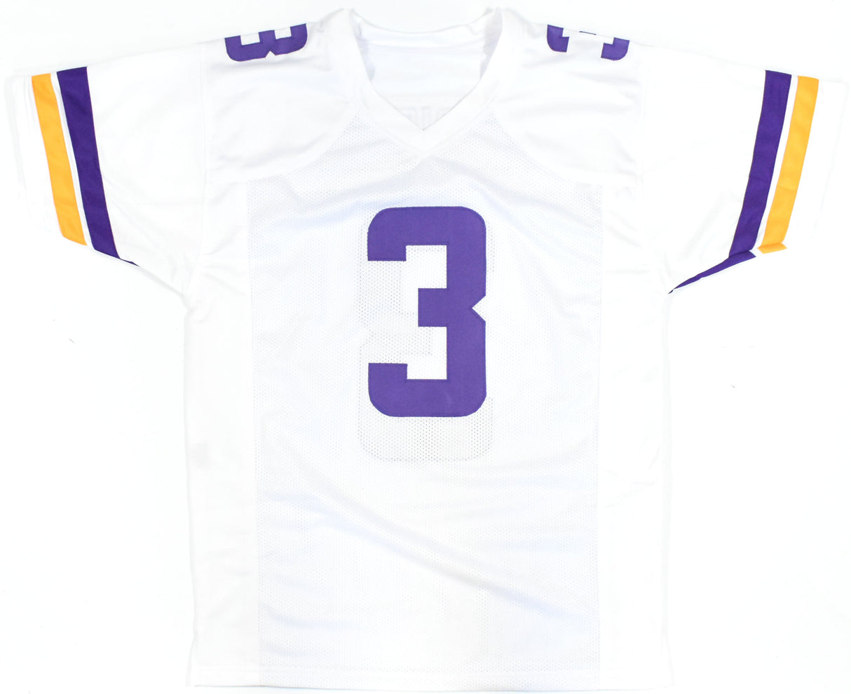 Jordan Addison Autographed White Pro Style Jersey - Beckett W Hologram *Silver