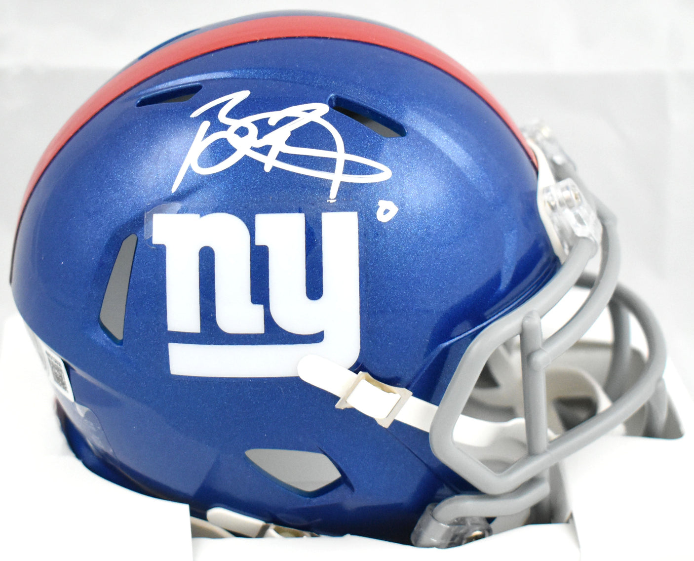 Brian Burns Autographed New York Giants Speed Mini Helmet - Beckett W Hologram