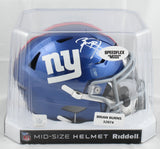 Brian Burns Signed New York Giants Mid-Size SpeedFlex Helmet - Beckett W Holo