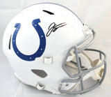 Jonathan Taylor Autographed Indianapolis Colts F/S Speed Helmet - Beckett W Holo