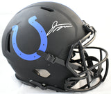 Jonathan Taylor Signed Colts F/S Eclipse Speed Authentic Helmet - Beckett W Holo