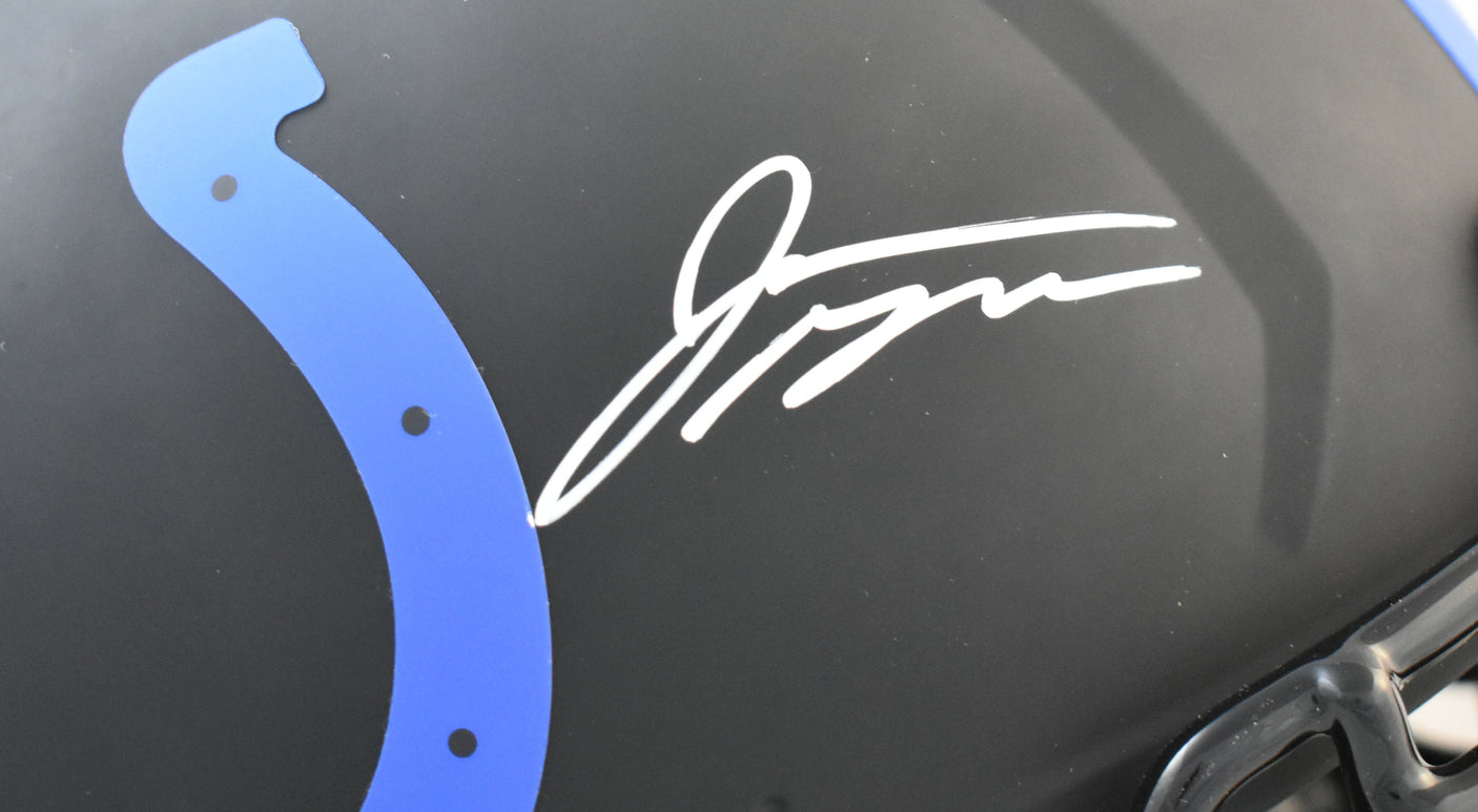 Jonathan Taylor Signed Colts F/S Eclipse Speed Authentic Helmet - Beckett W Holo