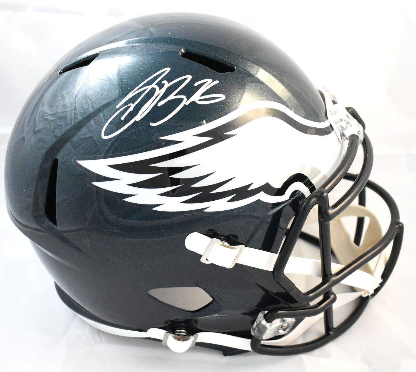 Saquon Barkley Autographed Philadelphia Eagles F/S Speed Helmet - Beckett W Holo