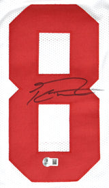 George Kittle Autographed White Pro Style Jersey - Beckett W Hologram *Smear