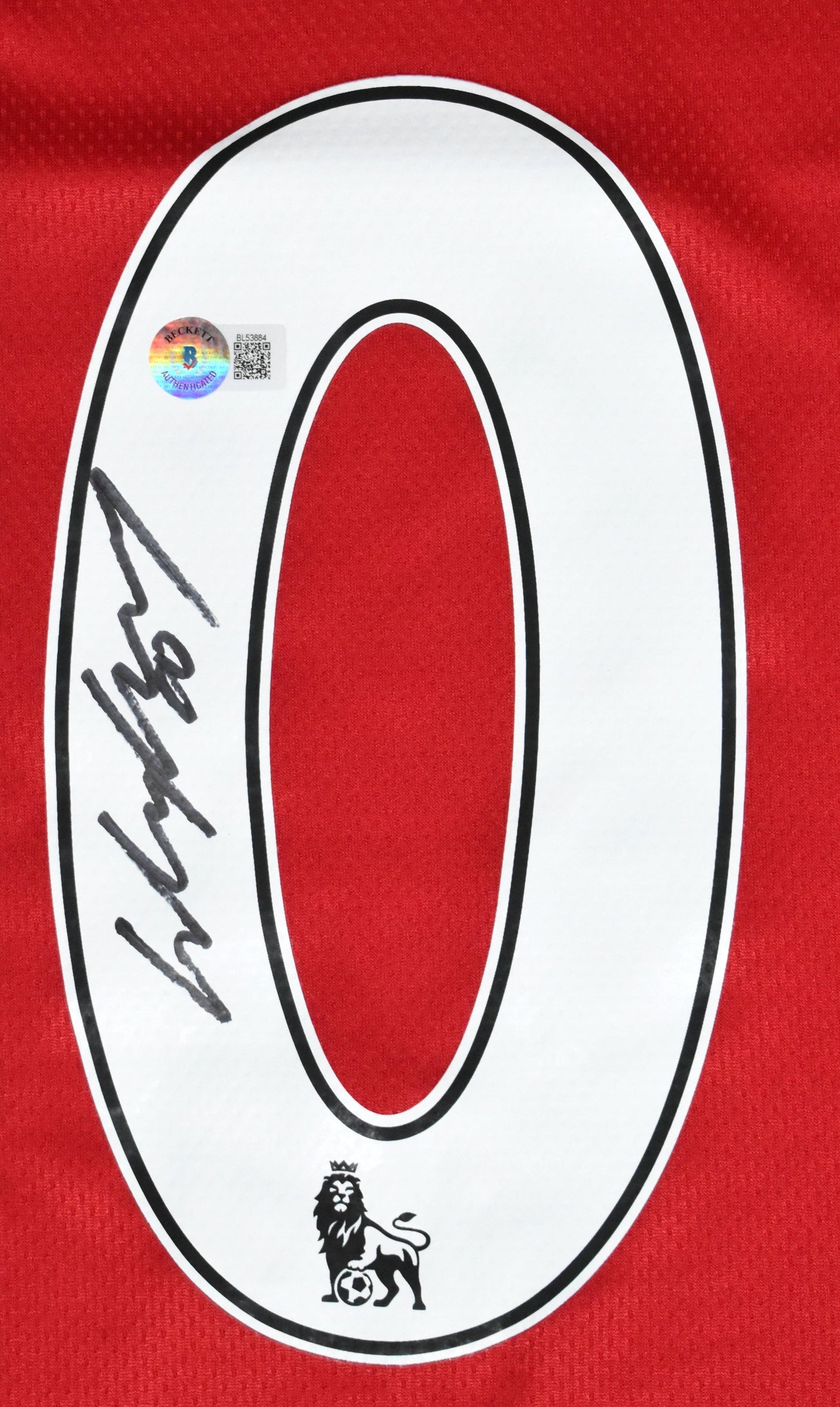 Wayne Rooney Autographed Manchester United Home Soccer Jersey #10 - Beckett Holo