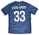Warren Zaire-Emery Autographed PSG Home Soccer Jersey #33 - Beckett W Holo *M