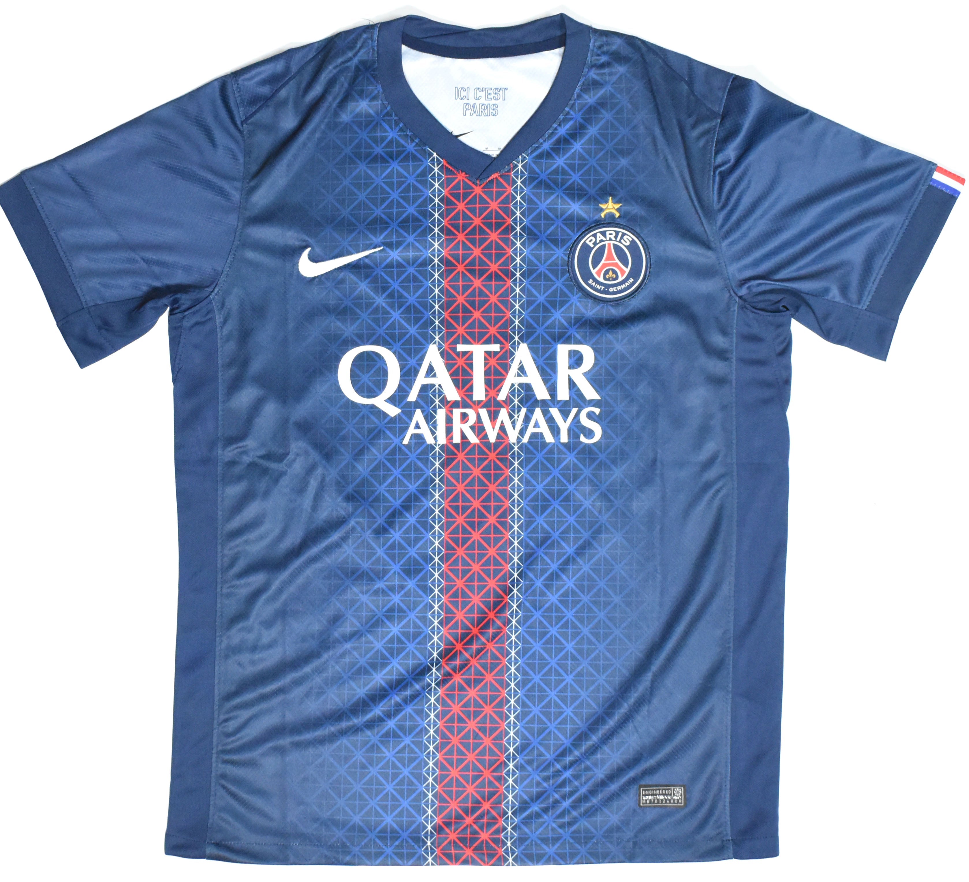 Joao Neves Autographed PSG Home Soccer Jersey #87 - Beckett W Holo