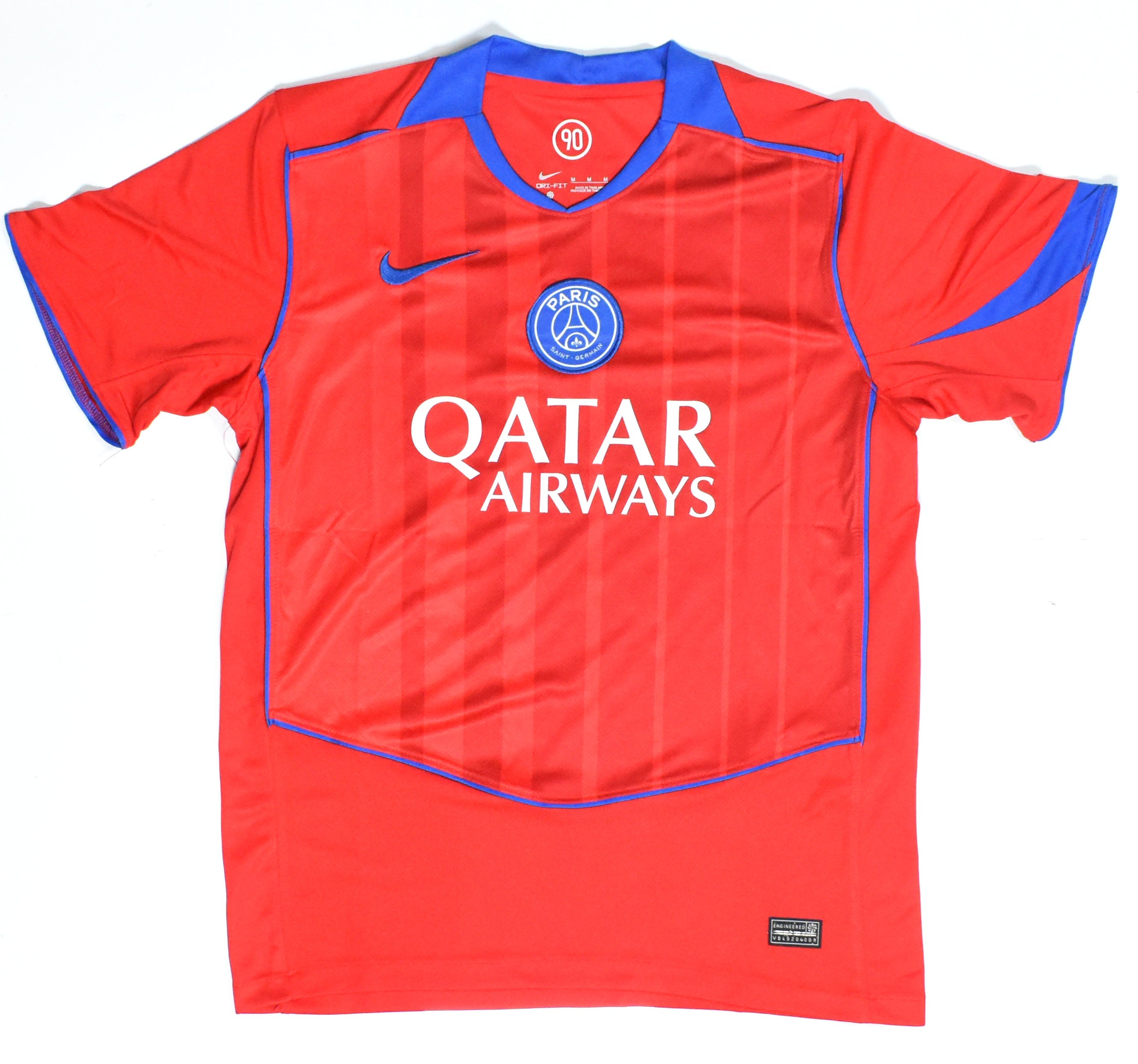 Bradley Barcola Autographed PSG Red Third Soccer Jersey #29