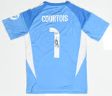 Thibaut Courtois Autographed Real Madrid Home Soccer Jersey #1 Beckett W Holo *L