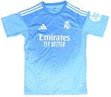 Thibaut Courtois Autographed Real Madrid Home Soccer Jersey #1 Beckett W Holo *L