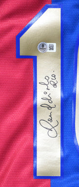 Ronaldinho Autographed Barcelona FC Home Soccer Jersey #10 - Beckett Holo *L