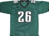 Saquon Barkley Autographed Green Pro Style Jersey - Beckett W Hologram *Black