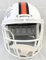 Von Miller Autographed Denver Broncos F/S Alt Speed Helmet - Beckett W Hologram