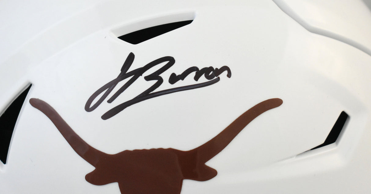 Jahdae Barron Signed Texas Longhorns Mid-Size SpeedFlex Helmet - Beckett W Holo